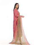 Oaks - Embroidered Pret & Unstitched Suit Masoori Lawn Maroon - 3 Piece