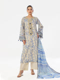 Oaks - Embroidered Pret & Unstitched Suit Masoori Lawn Blue - 3 Piece