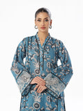 Oaks - Embroidered Pret & Unstitched Shirt Trouser Maisoori Lawn Blue - 2 Piece