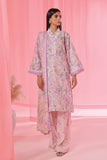 Oaks - Printed Pret & Unstitched Suit Lawn Peach - 3 Piece