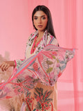 Oaks - Printed Pret & Unstitched Suit Lawn Beige - 3 Piece