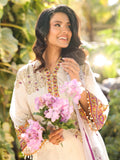 Oaks - Embroidered Unstitched Masoori Lawn Off White - OLEC3P-6315-A - 3 Piece